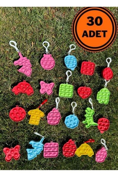Ax Axentia 30 Adet Popit Anahtarlık Hediyelik Doğum Günü Karne Günü Hediyelik