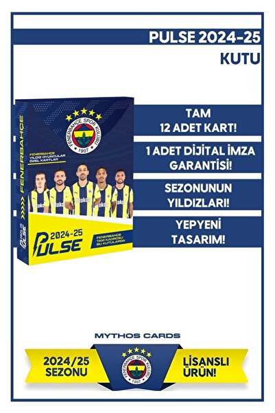 Fenerbahçe Pulse Futbolcu Kartları 2024/25 - Paket