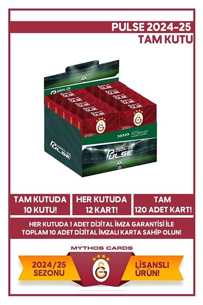 Galatasaray Pulse Footballer Cards 2024/25 - Full Box