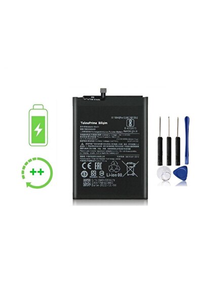TeknoPrime Xiaomi Redmi Note 9S İle Uyumlu Güclendirilmiş İthal Pil Batarya BN55