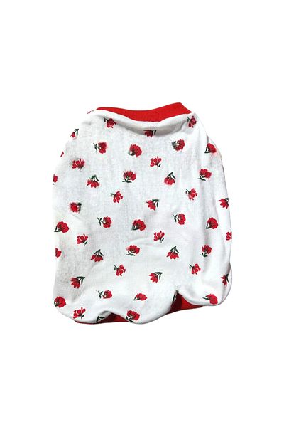 atelyu Cat Dog Suit Flower Pattern Tshirt