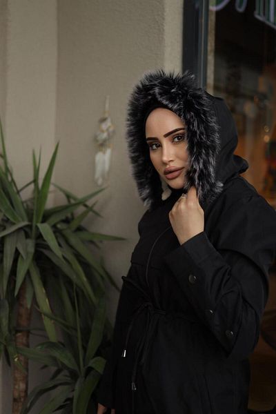 Herita Hijab-Kleid mit Knopfdetail