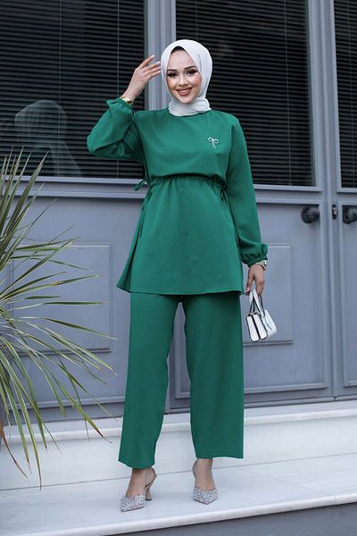 Herita Hijab-Set mit Bronze-Detail