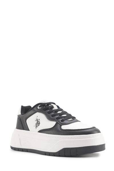 U.S. Polo Assn. Elfy 4Pr White Black Women's Sneaker 101887225