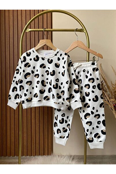 cgboutiquestylekids طقم بدلة رياضية عالية الجودة بنمط الفهد