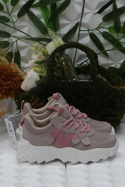 fort Cool Verom Powder Lacing Look Velcro Sneaker Orthopedic Children's Shoes