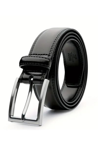 ARKEM CLUB Classic Men's Belt 3.5 cm for Pants, Jeans, Jeans