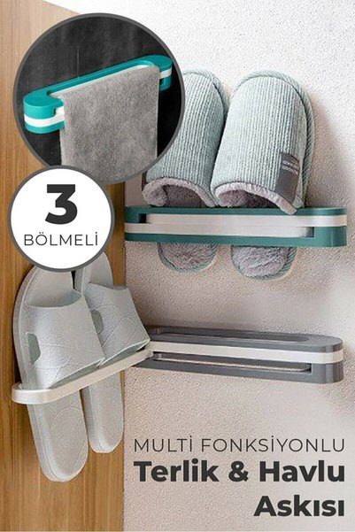 Byanes Multi Fonksiyonlu Organizer & Terlik Askısı 3 Bölmeli Çok Amaçlı Organ...