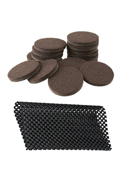 Byanes 24 Adet Sandalye Koruyucu Keçe Halı Kaydırmazı Hediyeli 712886