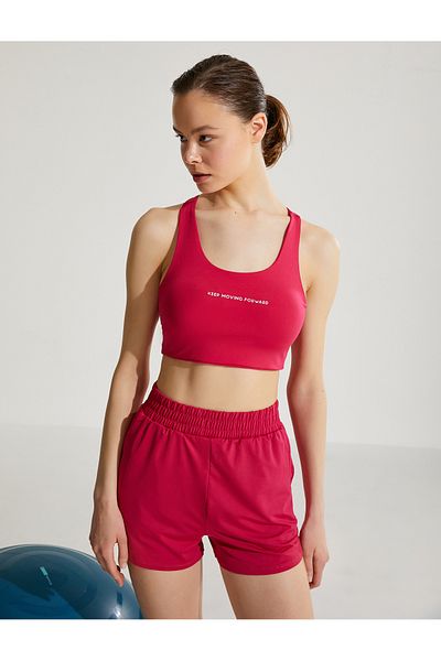 Koton Nahtloser Sport-BH mit Neckholder
