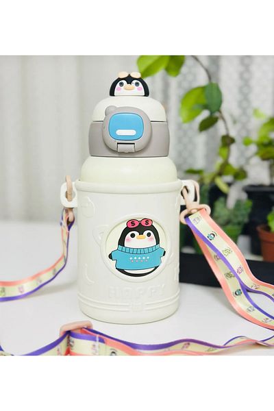CNSZ 316 Stainless Healthy Thermos Feature Straw Odor for Baby and Child - Non-Spill 100%Garnted