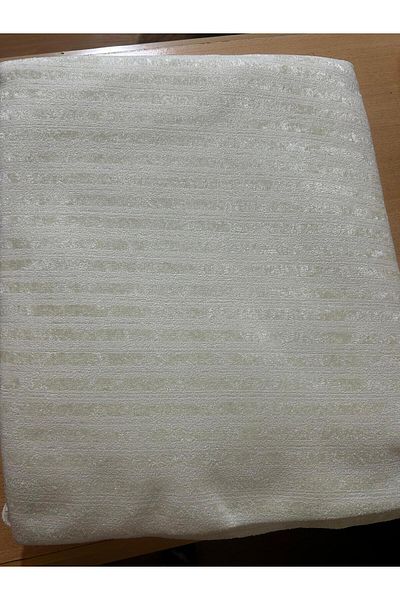 Tekstilsa Husa de scaun din spuma New Fashion Dungi Culoare Alb 1buc 210*170 Cm