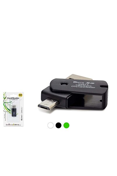 HADRON Hn121 Mıcro Usb Card Reader Mıcro Sd Çok Renkli