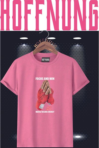 HOFFNUNG Men's and Women's Unisex T-Shirt - Focus and Win Nouveau