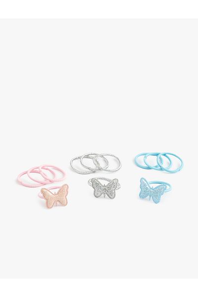 Koton Butterfly Detailed Multiple Rubber Buckle Set