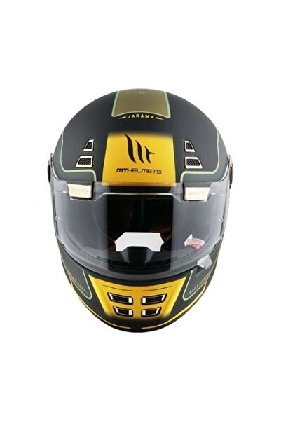 Genel Markalar Kask Retro Jarama Baux B6 Mat Yeşil
