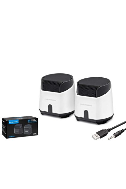 HADRON Hd6024w Speaker Pc Beyaz 8.5*9*9 Cm