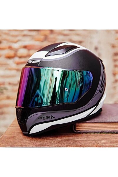 LS2 Rapid Deeper Full Face Motosiklet Kaskı (1 GÖKKUŞAĞI 1 ŞEFFAF VİZÖR)