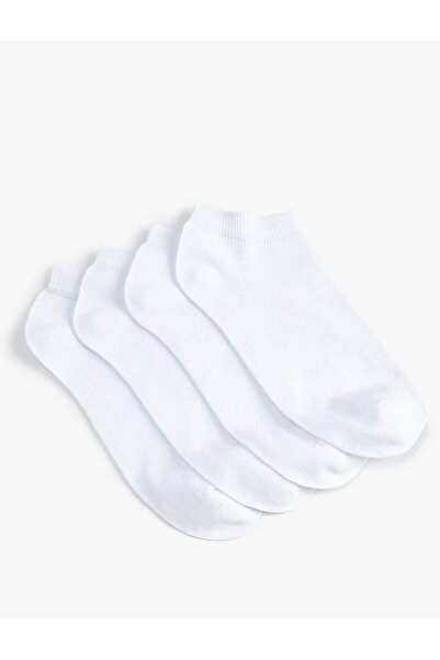 Koton Grundlegendes 4-teiliges Booties-Socken-Set