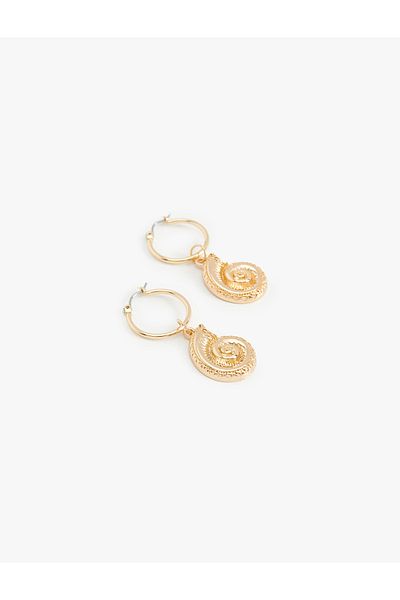 Koton Sea Shell Shaped Dangle Earrings