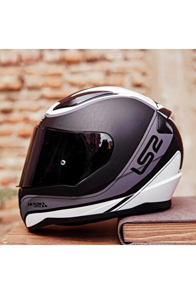 LS2 Rapid Deeper Full Face Motosiklet Kaskı - Siyah Vizörlü