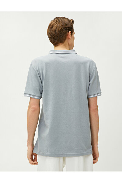 Koton Polokošile Slim Fit s krátkým rukávem na knoflíky