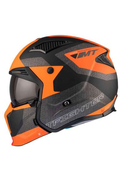 MT Streetfighter Sv Totem B4 Çene Açılır Kask