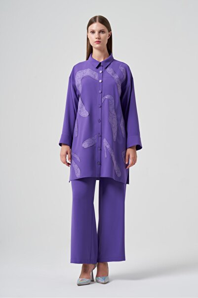 MÜSEMMA Müsemma Büyük Beden Bilge Gömlek 25KGML-MUS0002