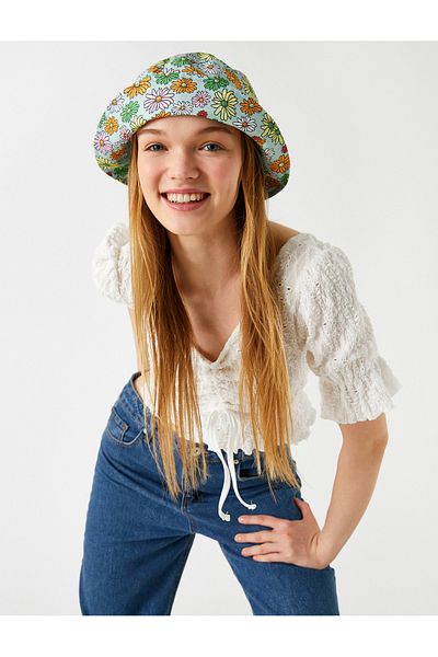 Koton Scallop Balloon Sleeve Gathered Blouse