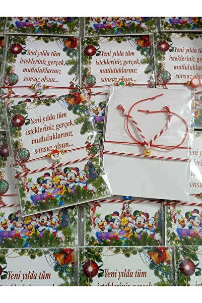 Tasarım Noel hediyelik bileklik (10 adet)