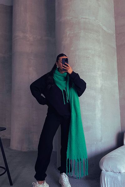 BayBayan Γυναικείο Σετ Χειμερινής Φόρμας Loose Fit με λαιμόκοψη