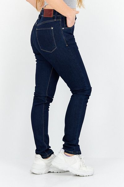 Pepe Jeans بنطلون جينز نسائي ضيق قابل للتمدد، أزرق داكن