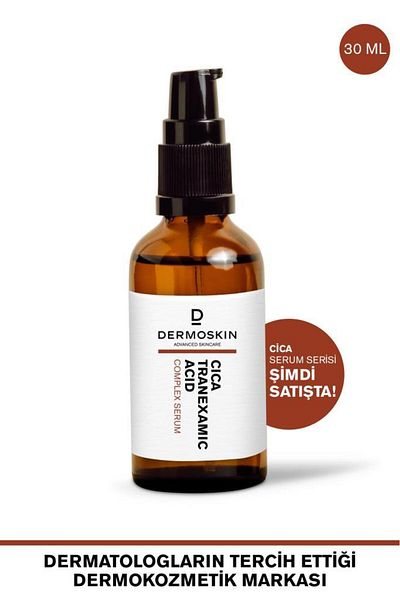 Dermoskin Cica Tranexamic Acid Complex Serum |   Anti-Aging and Anti-Wrinkle |   Hyaluronic Acid |   30ml