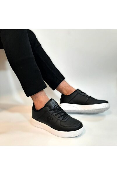 Jump 21516-22233 Black-White Memory Lightweight Comfortable Sneakers