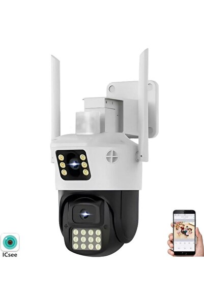 RADEX X5 Tech Rx-23ai 3+3mp Çi̇ft Lens Full Hd Sesli̇ Ip Kamera