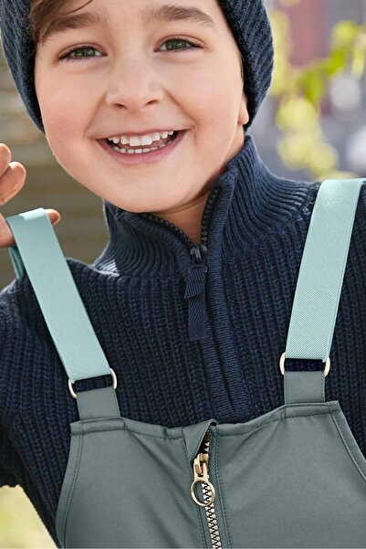 Tchibo çocuk Erkek Yağmur Pantolonu Askılı، Zeytin