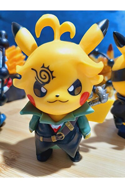 FG KONNİCHİWA Pokemon Pikachu 9 cm Anime Action Karakter Figür Biblo
