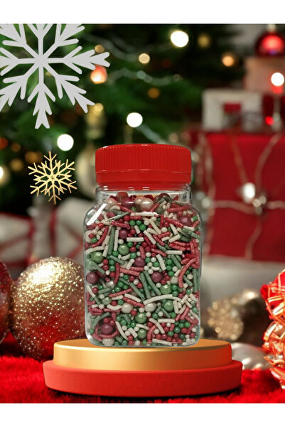 ŞEKERS Karışık Yılbaşı Dekoratif Pasta Süsü 80Gr.