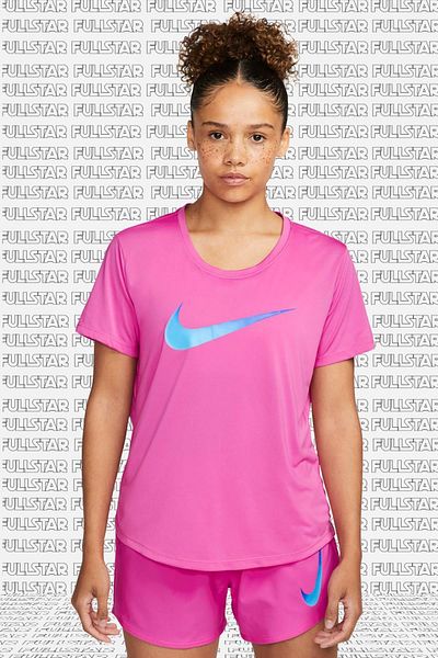 Nike Tricou Dri Fit pentru antrenament pentru alergare Tricou pentru antrenament sportiv pentru alergare cu panou de aer pe spate fucsia