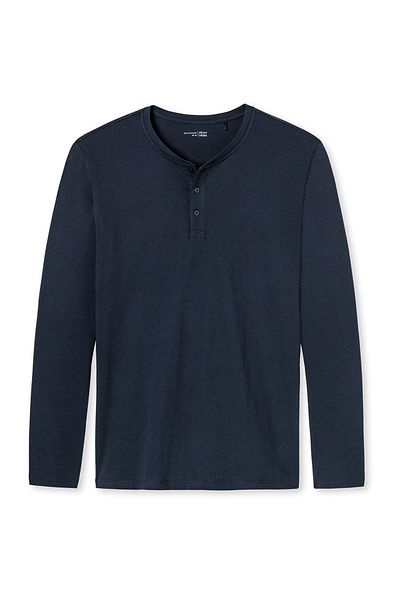 Schiesser Pyjamaoberteil Longsleeve Mix & Relax Schlaf-oberteil Nachthemd Sleepshirt