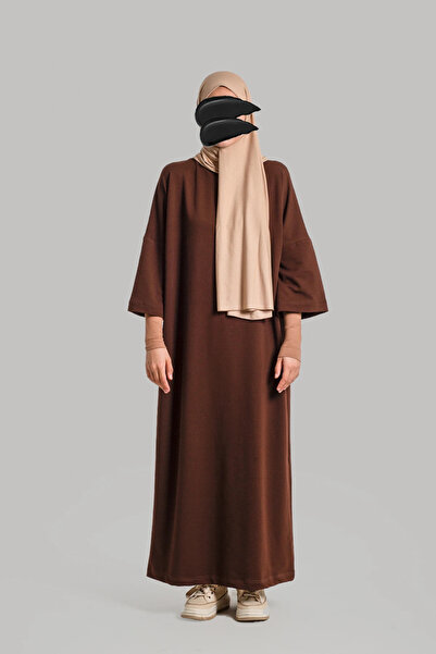 Lemaye Active Spor Sweat Elbise – Acı Kahve - Acı Kahve