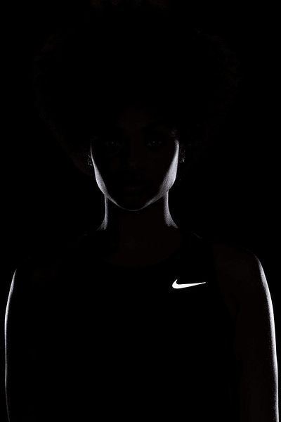 Nike Running Miler Run Training Tank Top Training Running Vest Black