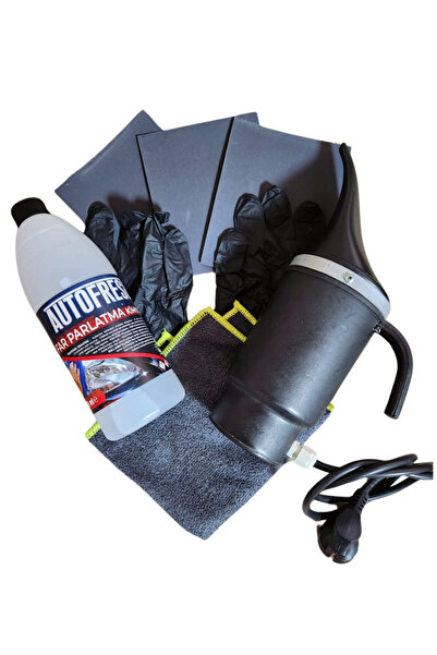 AutoFresh Far Temizleme Seti Buharlı Oto Far Parlatma Buhar Makinesi Araç Far Temizleme Solüsyonu