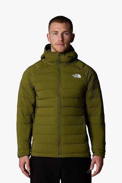 THE NORTH FACE معطف رجالي كاكي بغطاء للرأس قابل للتمدد من M Bellevıew