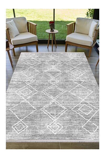 Ayaz Dijital Baskı Pamuk Taban Halı 4671