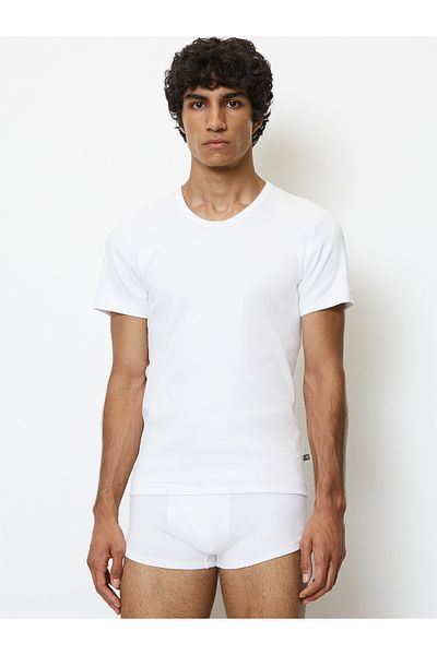 Marc O'Polo T-shirt Iconic Rib Unterziehshirt Unterhemd Kurzarm