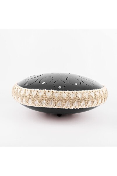 Genel Markalar Jtn-1415 14 Inç 15 Ses Ton Çelik Handpan Tongue Drum Davulu - Siyah
