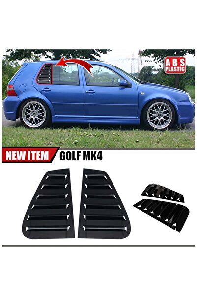 NamTuning Golf 4 Kelebek Cam Kaplama Cam Vizörü 1997-2003 Parlak Siyah