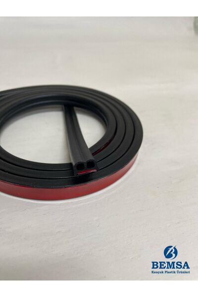 bemsa kauçuk B Fitil - Bantlı B Araç Fitili - Kaput, Bagaj, Kapı B Fitili (06 MM X 13 MM)(1 Adet 1 Metre )