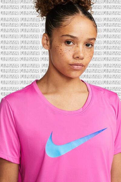 Nike Dri Fit Tee Training Running Tee Πίσω με πάνελ αέρα Running Sports Training T-shirt Φούξια